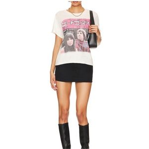 Chaser Rambler Tee Sonny & Cher Graphic in Coconut Milk